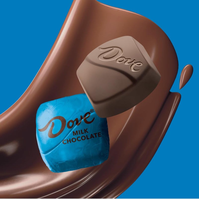 Dove حلوى دوف بروميس بالشوكولاتة بالحليب مغلفة بشكل فردي عبوة كبيرة (38.09 أونصة، 136 قطعة) - Image 3
